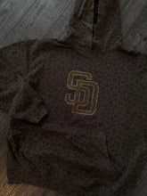 Load image into Gallery viewer, PADRES RHINESTONE SD CHEETAH HOODIE
