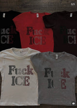 Load image into Gallery viewer, FUCK ICE RHINESTONE BABY T
